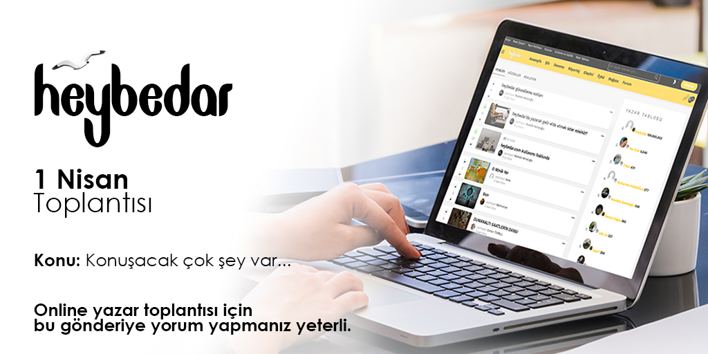 1 Nisan Yazar Toplantısı